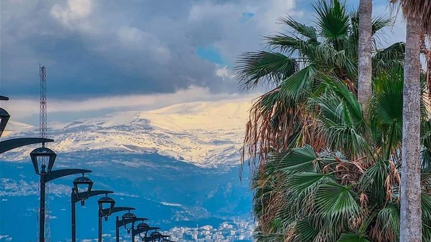كتل هوائية باردة تؤثر على لبنان... طقس متقلب وانخفاض بالحرارة مع رياح نشطة وأمطار متفرقة