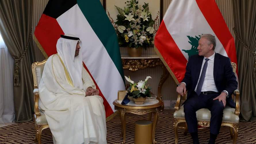 رجي التقى نظيره الكويتي ودعا الكويتيين الى العودة الى لبنان للسياحة والاستثمار