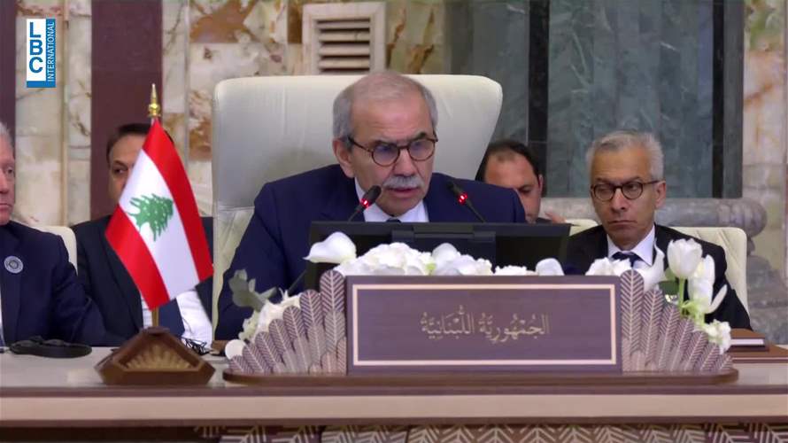 سلام: للضغط على المجتمع الدولي لإلزام إسرائيل بوقف اعتداءاتها ومستعدون للتعاون مع سوريا لإعادة النازحين