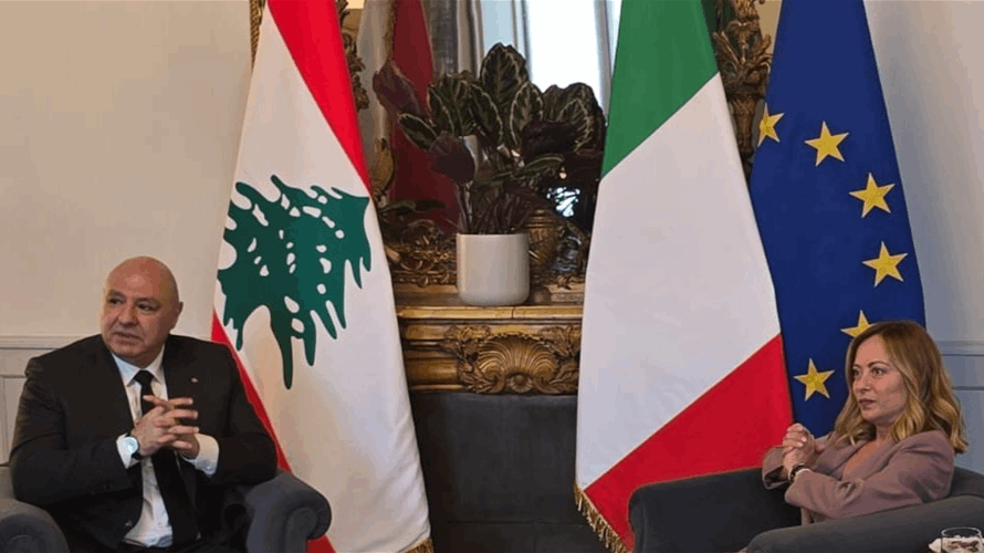 President Joseph Aoun arrives in Rome to represent Lebanon at inaugural mass for Pope Leo