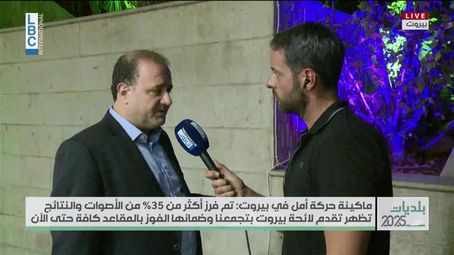 تقدم لائحة "بيروت بتجمعنا" وضمانها الفوز بالمقاعد كافة حتى الآن...