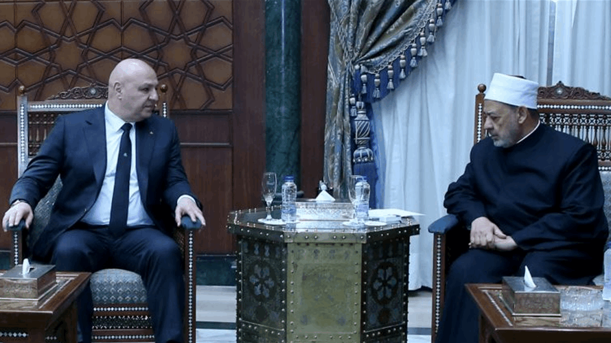 رئيس الجمهورية  جوزاف عون زار شيخ الأزهر الامام الأكبر احمد الطيب