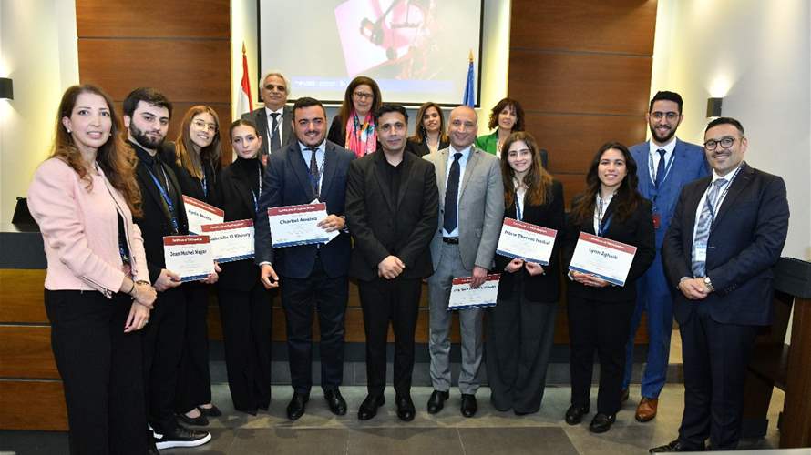 المرتبة الاولى لفريقي جامعة الروح القدس - الكسليك والجامعة اللبنانية - الفرع الثاني في مسابقة "ترافعي"