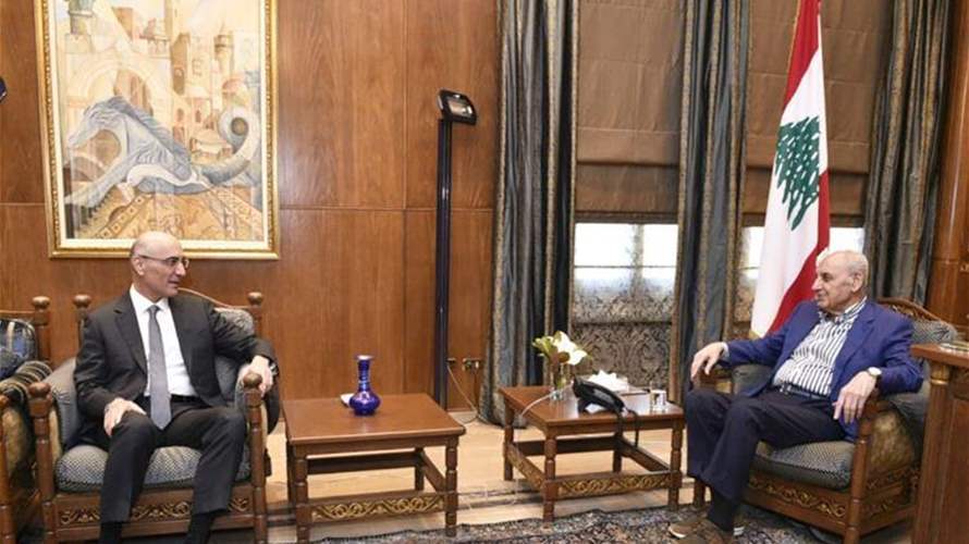 Interior Minister discusses with Berri developments ahead of final round of municipal elections in South Lebanon