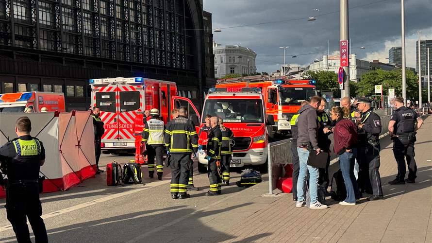 Twelve injured in knife attack at Hamburg train station: Emergency services