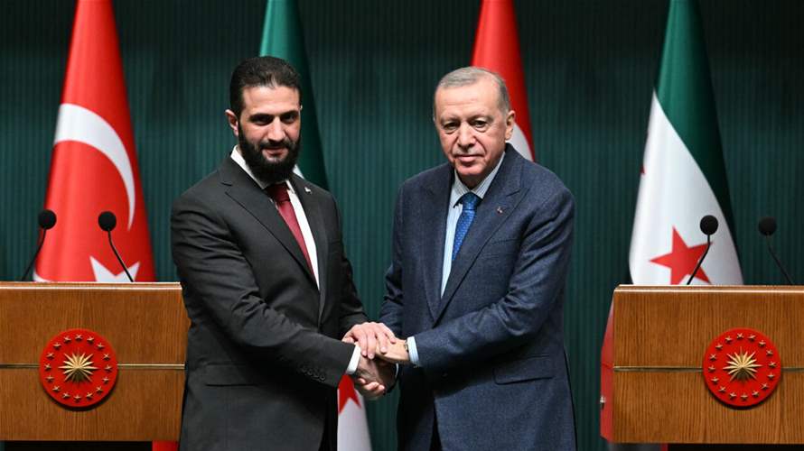 Erdogan, Syria's Sharaa hold talks in Istanbul: Media reports