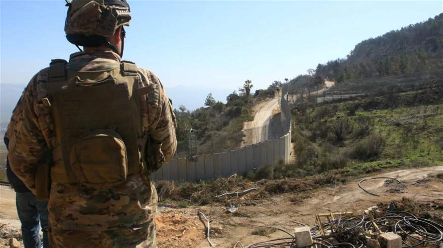 Lebanese Army moves to dismantle Israeli-built barrier near Meiss El Jabal, South Lebanon