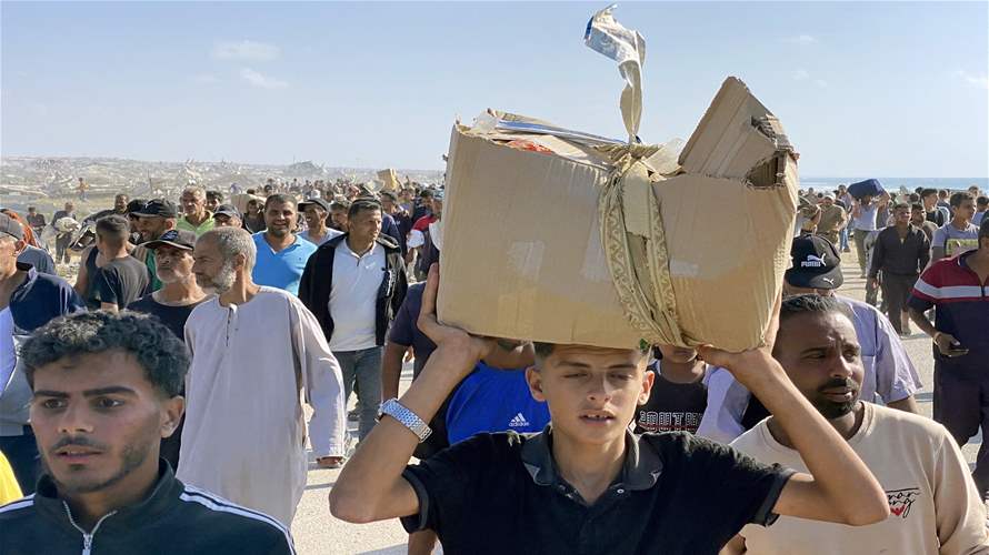 الأمم المتحدة تأسف لصور "مؤلمة" تظهر فلسطينيين يندفعون نحو مركز لتوزيع المساعدات في غزة