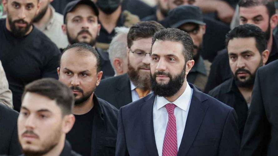 الشرع: إعادة بناء سوريا "بدأت لتوها"