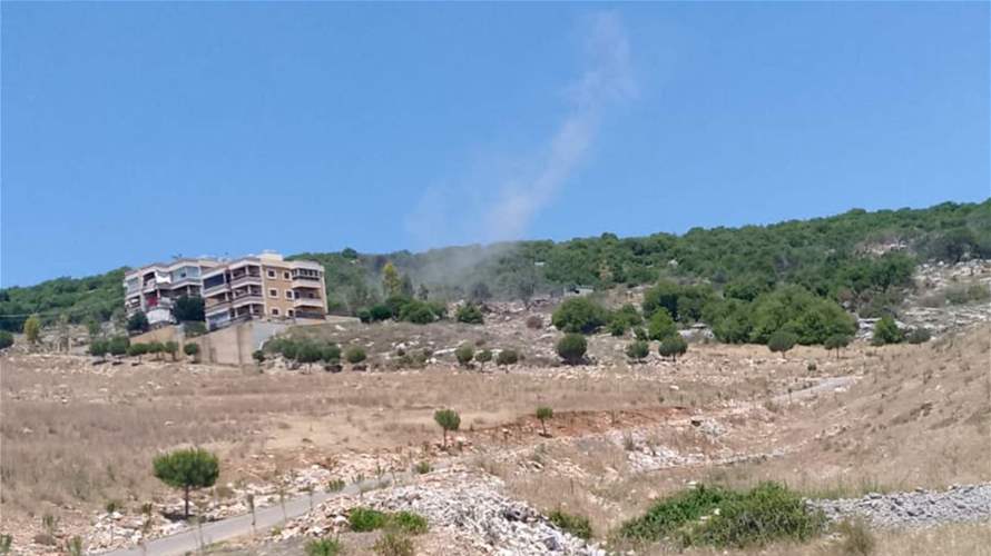 Israeli drone targets forested area in Nabatiyeh El Faouqa, South Lebanon