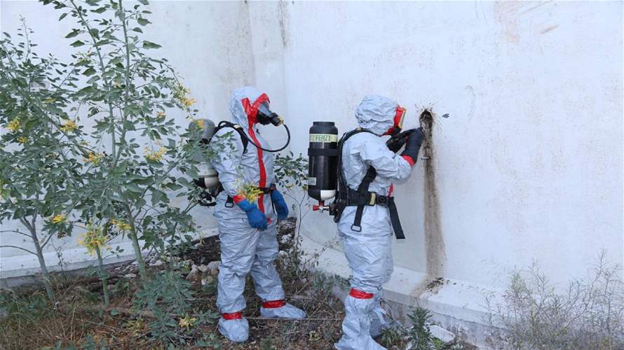 Civil Defense analyzes grain at Beirut Port silos amid ongoing safety concerns