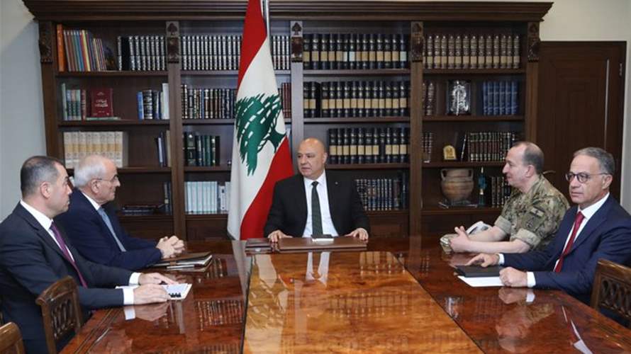 الرئيس عون عرض مع بري في اجتماع "ممتاز" للأوضاع العامة وترأس اجتماعا أمنيا