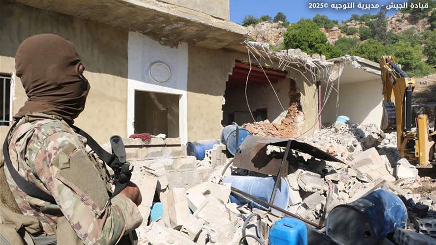 Lebanese army raids drug manufacturing sites, arrests suspects
