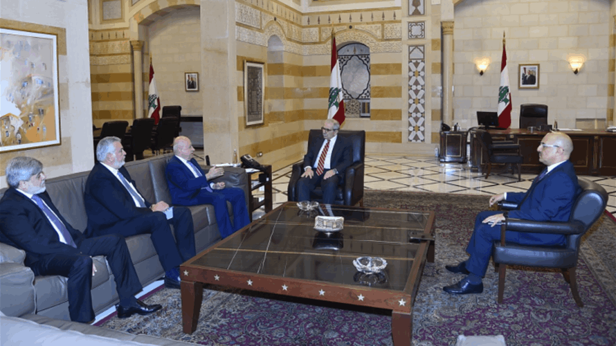 PM Salam meets former minister Aridi, reviews South Lebanon damage with officials