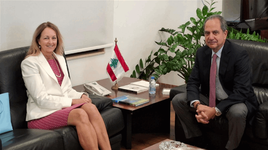 وزير الطاقة استقبل السفيرة الأميركية... وهذا ما جرى بحثه