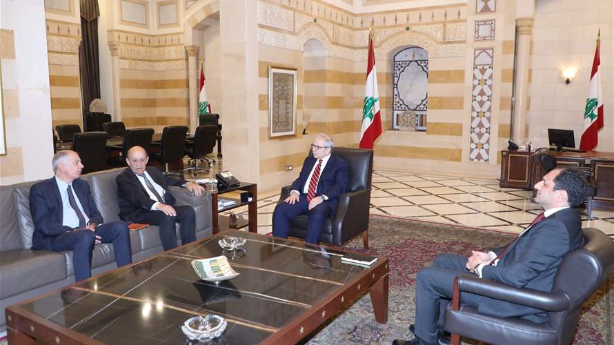 سلام إلتقى لودريان... وهذا ما جرى عرضه