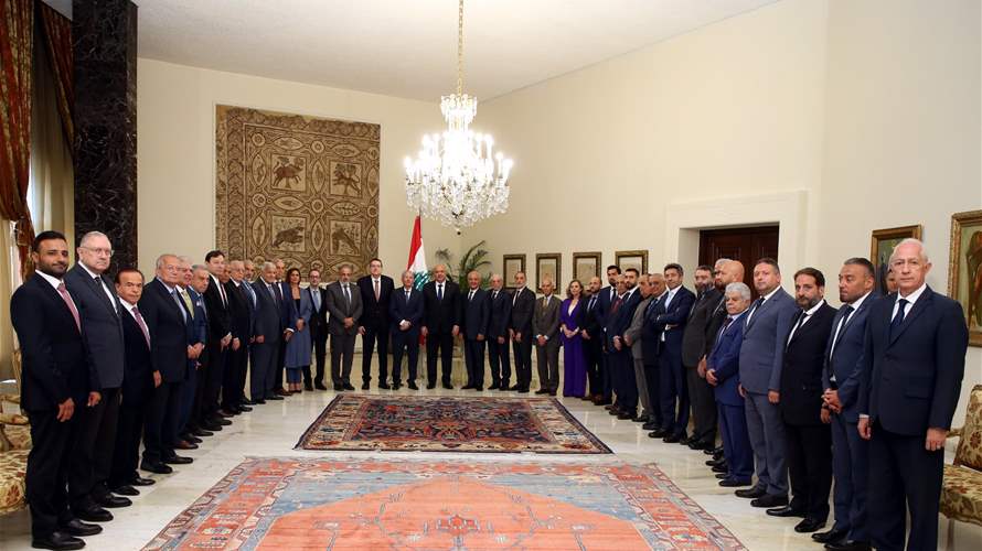 President Aoun to Beirut Traders: Reforms are on track, security improving despite challenges