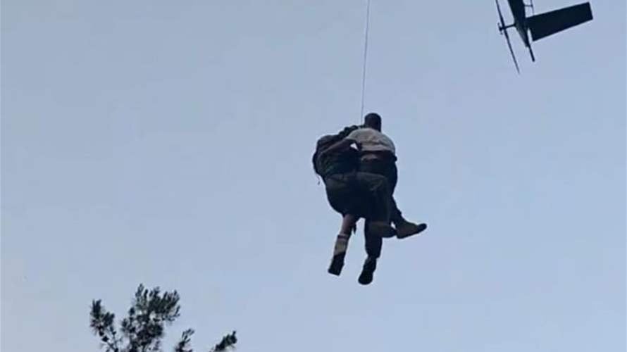 الجيش: إنقاذ أحد الأشخاص في وادي قنوبين – بشري