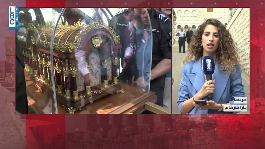 ذخائر القديسة تيريزا الطفل يسوع تصل بكركي وستتابع جولتها في كسروان...