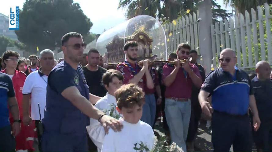 ذخائر القديسة تيريزيا الطفل يسوع تصل الى كفرحباب... 
