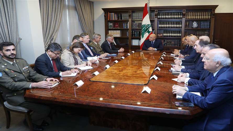 President Aoun reaffirms Lebanon’s commitment to UNIFIL presence in the south
