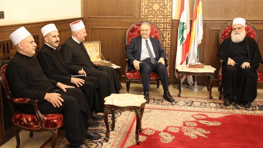 متري من دار طائفة الموحدين الدروز: نسعى لتجنيب لبنان آثار الحرب المدمّرة