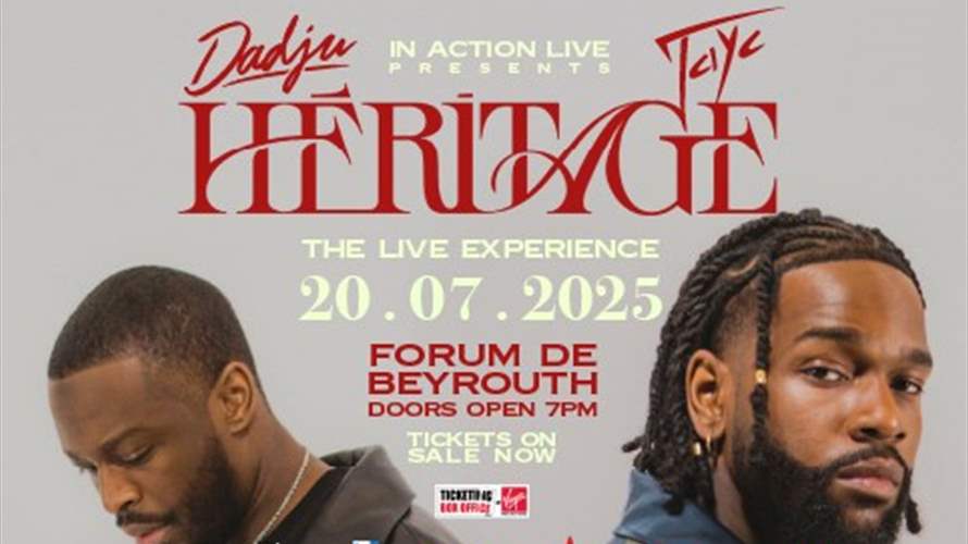 HERITAGE: Dadju & Tayc performing LIVE! Tap to get your tickets 🎤🔥