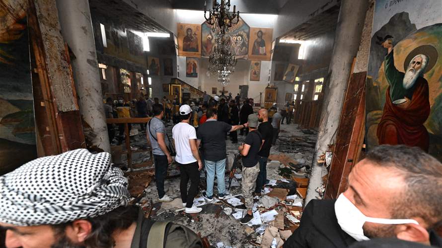 Syria's interior ministry announces arrests over Damascus church attack