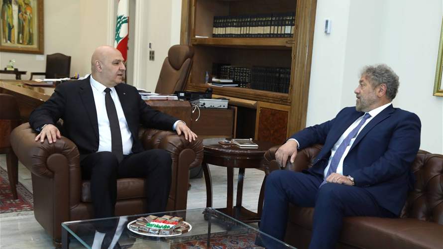 افرام ناقش مع الرئيس تطوير قانون الانتخابات والتعيينات ومرفأ جونية