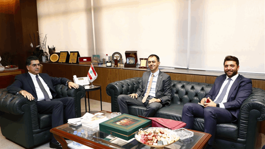 مرقص يحصل على هبة تركية لتلفزيون لبنان ويستقبل وفودًا