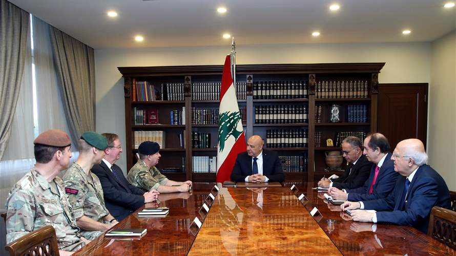 President Aoun stresses need to renew UNIFIL mandate, blames Israeli presence for hindering army deployment