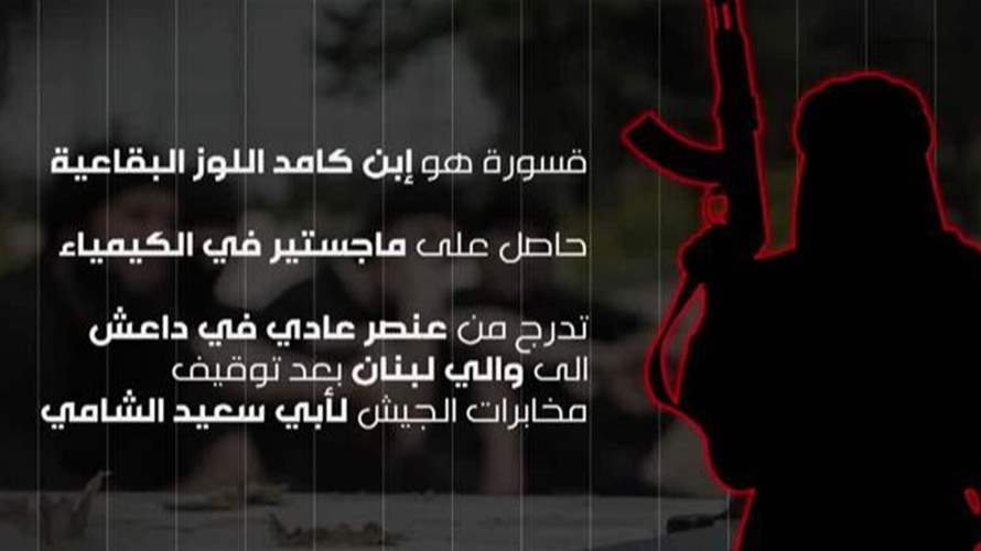 والي داعش في لبنان موقوف لدى مخابرات الجيش... وفي الاعترافات تخطيط وتفخيخ وتمويل