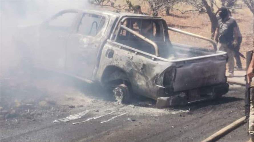 Explosion of weapons-laden pickup sparks fire in Hermel outskirts 