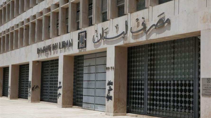 مصرف لبنان: الحاكم انهى مشاورات تقنية حول موضوع إصلاح القطاع المصرفي في باريس وواشنطن