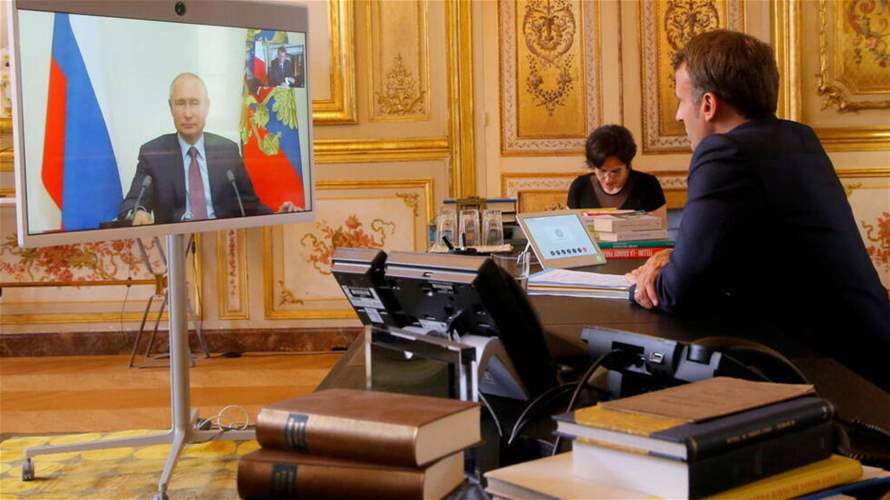 ماكرون وبوتين بحثا ملفي أوكرانيا وإيران في أول اتصال بينهما منذ 2022