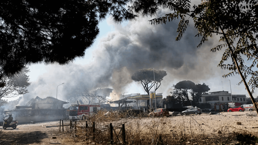 Huge explosion at Rome petrol station injures 45 people