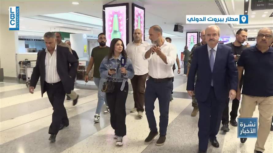 الـLBCI ترافق وزير الأشغال في جولة مفاجأة إلى مطار بيروت