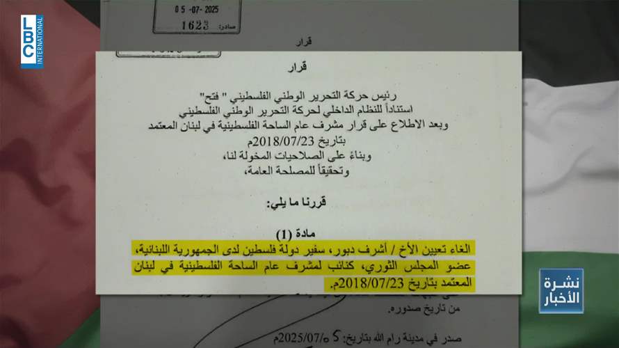 تغييرات فلسطينية على الساحة اللبنانية .. تسليم السلاح وشبهات فساد وتباعد من بيروت الى الضفة