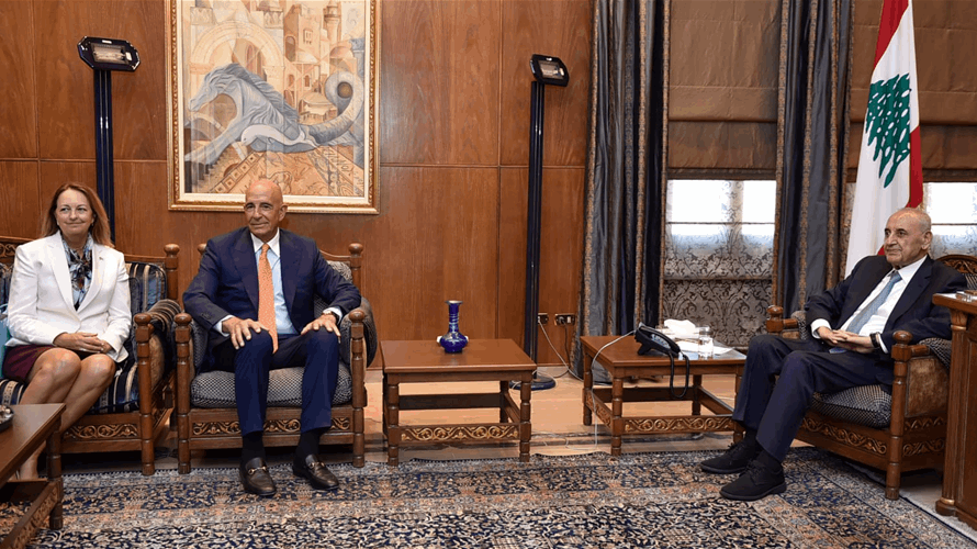 Speaker Berri describes meeting with Tom Barrack as 'constructive,' emphasizes Lebanon’s sovereignty and Hezbollah’s demands