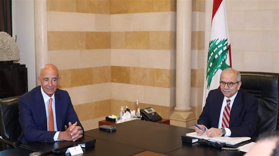 US Envoy Barrack says Washington is here to support, not impose, following meeting with PM Salam