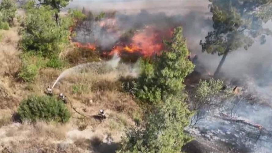لبنان يساند سوريا في مواجهة حرائق اللاذقية