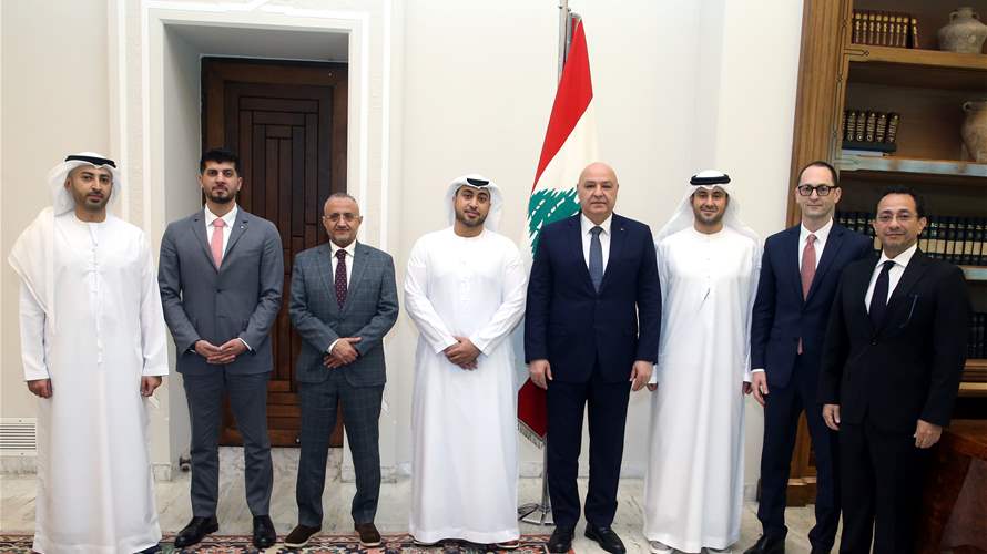UAE firm delegation meets President Aoun, expresses interest in investing in Lebanon