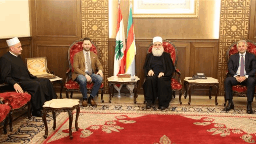 شيخ العقل عرض الأوضاع مع رئيس التقدمي والتقى أبو فاعور وزار فضل الله معزيًا