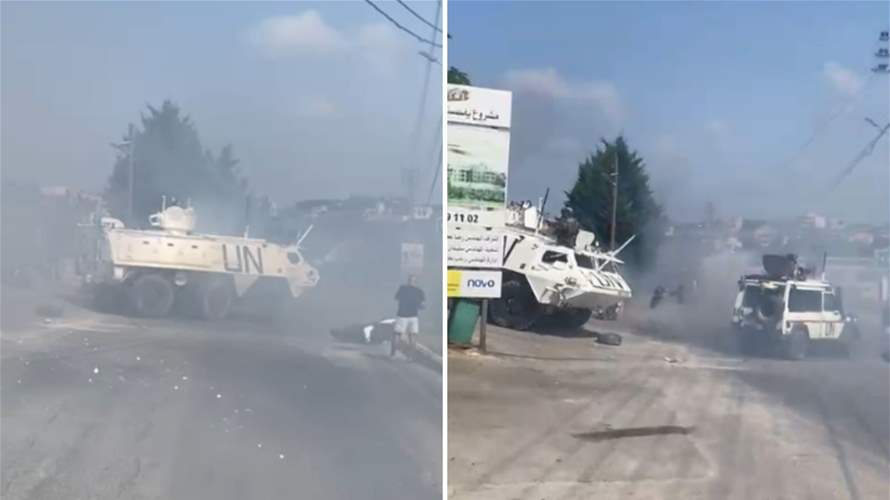Clash erupts between south Lebanon residents and UNIFIL forces—Video