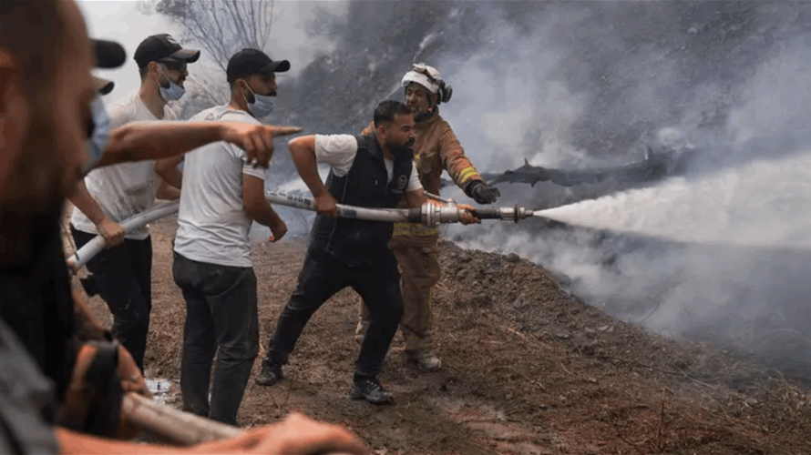 Syria says wildfires contained after 10 days