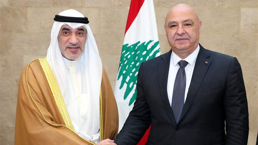 Kuwaiti interior minister from Baabda Palace: Kuwait stands by Lebanon in all circumstances