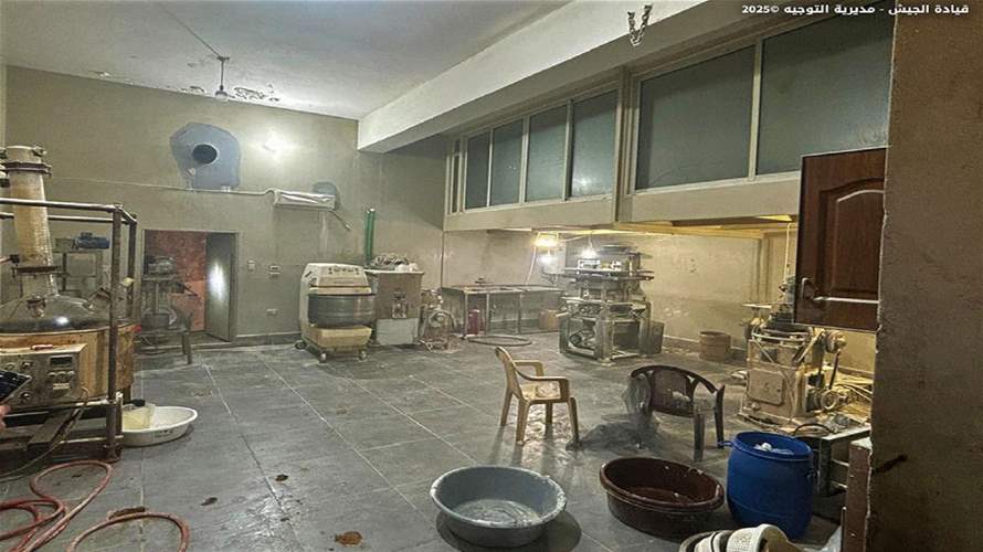 Lebanese Army dismantles major Captagon factory in Yammouneh, Baalbek