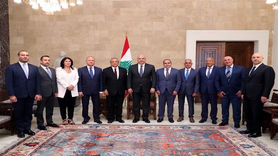 الرئيس عون: مستعد لمساعدة مصرف الإسكان ليتمكن من تأمين الأموال اللازمة لتقديم المزيد من القروض 