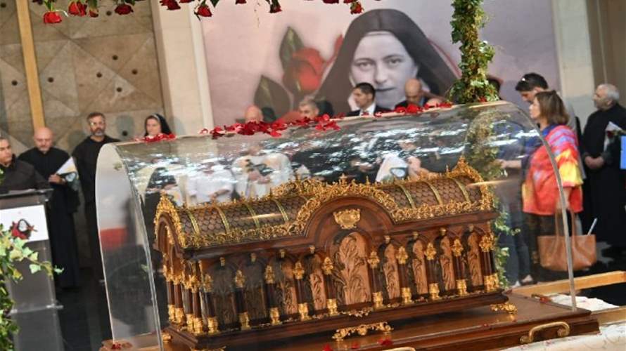 ذخائر القديسة تيريزيا الطفل يسوع تحطّ في حمانا