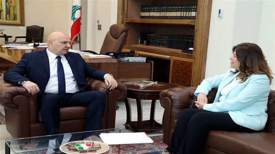 الرئيس عون اطّلع من بيرقداريان على الخطوات المتعلقة بوضع استراتيجية وطنية للرياضة في لبنان